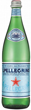 San Pellegrino sparkling 750ml glass