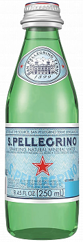 San Pellegrino sparkling 250ml glass