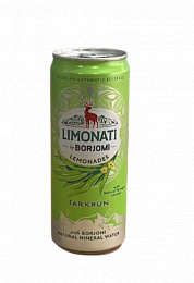  Borjomi CAN with "Tarragon flavor" sparkling water 330ml 