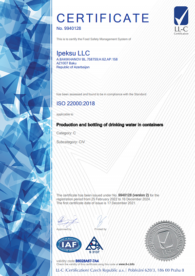 LL-C ISO 22000:2018